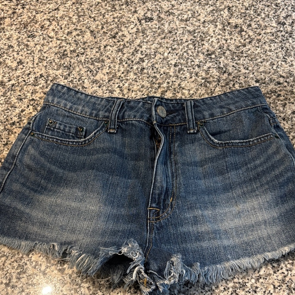 BDG Dark Blue Jean Shorts